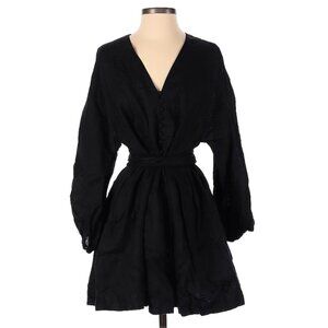 Banana Republic Black Linen Dress Sz Small